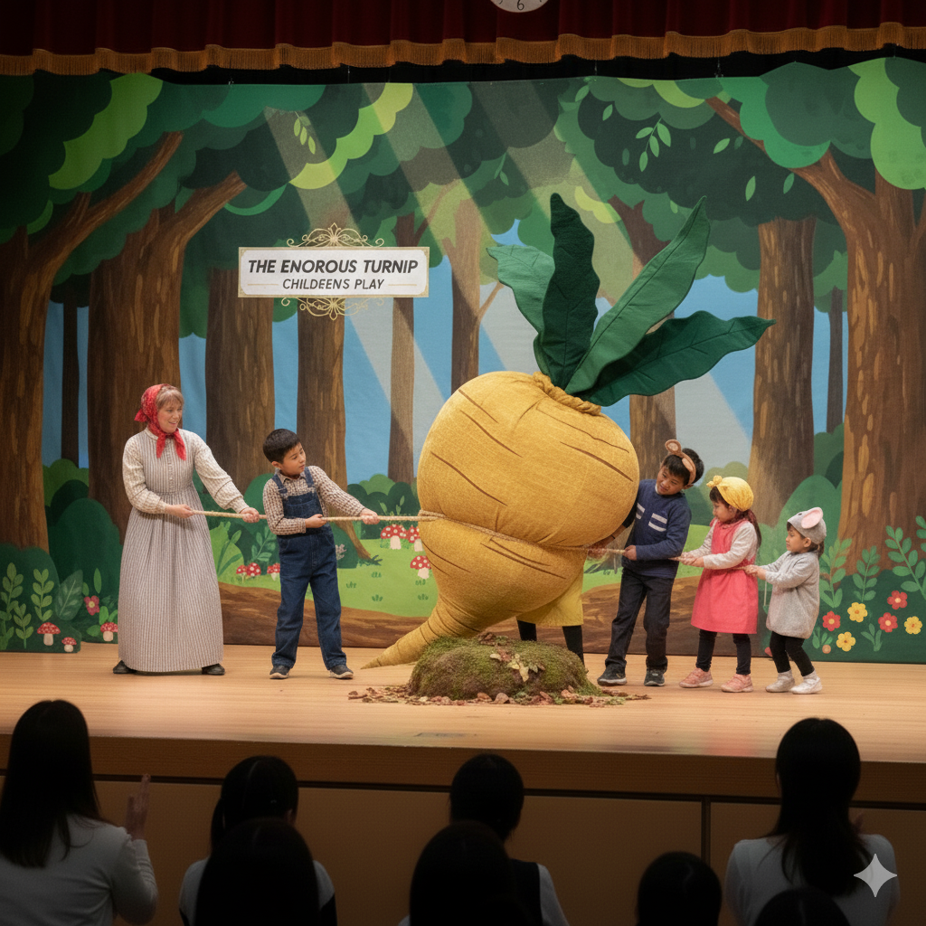 クリスマスに英語劇を演じるメンバーを募集します