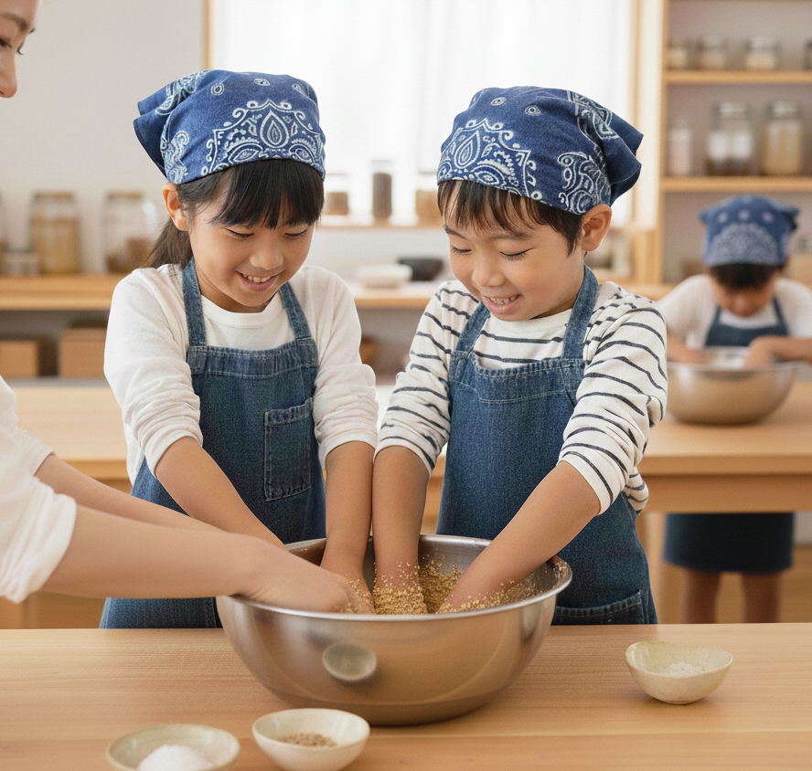 味噌づくり教室を開催します。